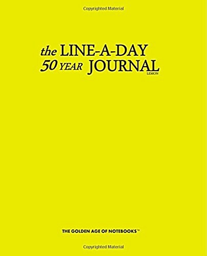 The Line-a-day 50 Year Journal Lemon (Paperback, JOU)