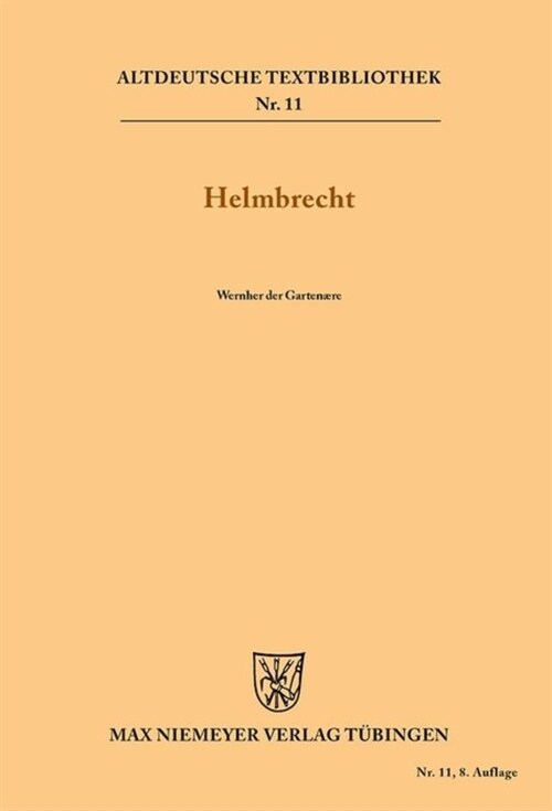 Helmbrecht (Paperback, 8, 8., Neubearbeit)