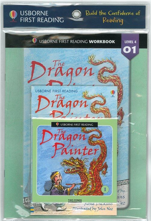 Usborne First Reading Workbook Set 4-01 : The Dragon Painter (Paperback + Audio CD + Workbook)