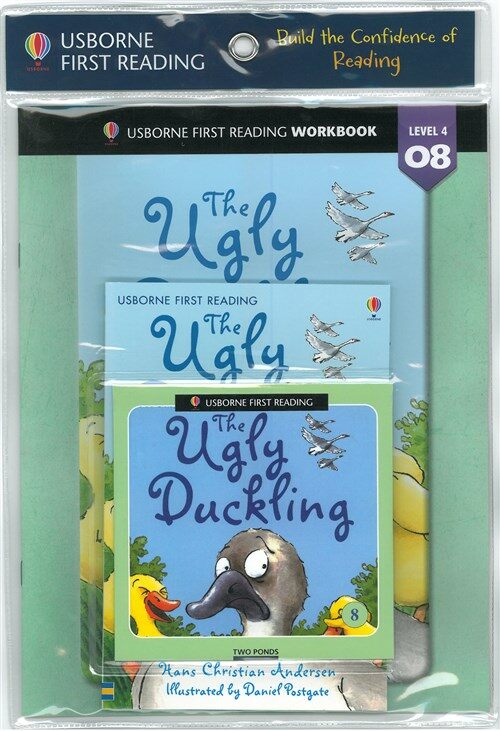[중고] Usborne First Reading Workbook Set 4-08 : The Ugly Duckling (Paperback + Audio CD + Workbook)