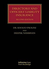 Directors and Officers Liability Insurance (Hardcover, 2 ed)