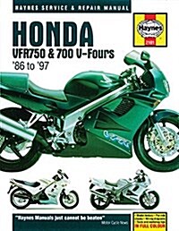 Honda VFR750 & 700 V-Fours (86 - 97) Haynes Repair Manual : 86-97 (Paperback)