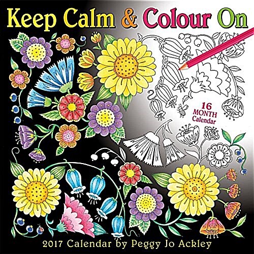 Cal 2017-Keep Calm & Colour on (Wall)