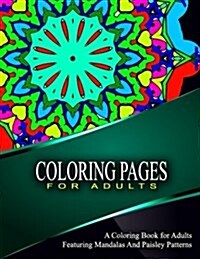 COLORING PAGES FOR ADULTS - Vol.3: adult coloring pages (Paperback)