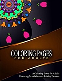 COLORING PAGES FOR ADULTS - Vol.8: adult coloring pages (Paperback)