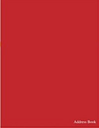 Address Book: Red (Paperback)