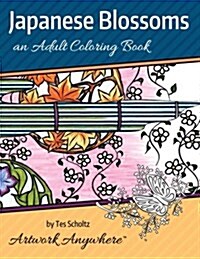Japanese Blossoms: An Adult Coloring Book (Paperback)