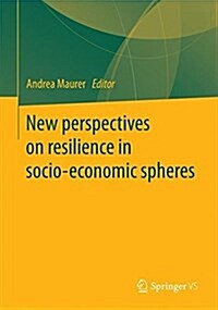 New Perspectives on Resilience in Socio-economic Spheres (Paperback)