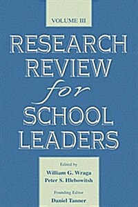 Research Review for School Leaders : Volume III (Paperback)