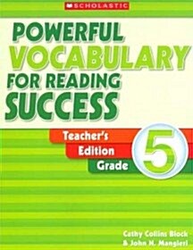 Powerful Vocabulary for Reading Success Grade 5 - Teachers Book (Paperback)