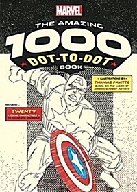 Marvels Amazing 1000 Dot-to-Dot Book : Twenty Comic Characters to Complete Yourself (Paperback)