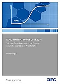 Mak- Und Bat-Werte-Liste 2016 (Paperback)