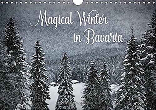 Magical Winter in Bavaria 2017 : Fairytale-like landscapes in flurry of snow (Calendar)