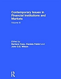 Contemporary Issues in Financial Institutions and Markets : Volume 3 (Hardcover)