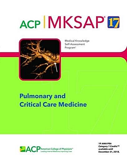 MKSAP 17 Pulmonary and Critical Care Medicine (Paperback)