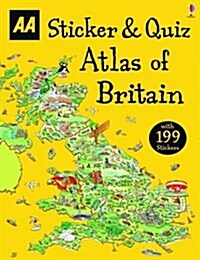 Sticker & Quiz Atlas of Britain (Paperback)