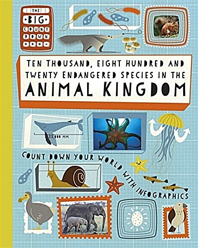The Big Countdown: Ten Thousand, Eight Hundred and Twenty Endangered Species in the Animal Kingdom (Paperback, Illustrated ed)
