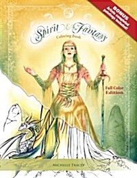 Spirit & Fantasy Coloring Book: Full Color Edition (Paperback)