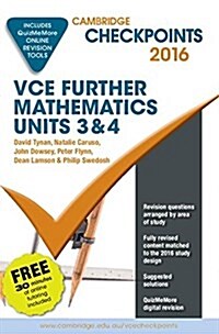 Cambridge Checkpoints Vce Further Mathematics 2016 and Quiz Me More (Package)