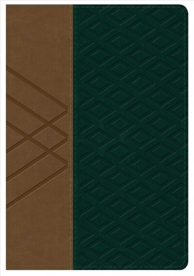 Rvr 1960 Biblia Letra Grande Tamano Manual, Habano/Verde Oscuro Simil Piel (Imitation Leather)