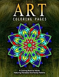 ART COLORING PAGES - Vol.1: adult coloring pages (Paperback)