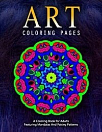 ART COLORING PAGES - Vol.2: adult coloring pages (Paperback)