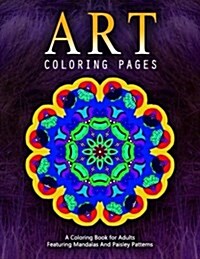 ART COLORING PAGES - Vol.3: adult coloring pages (Paperback)