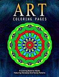 ART COLORING PAGES - Vol.8: adult coloring pages (Paperback)