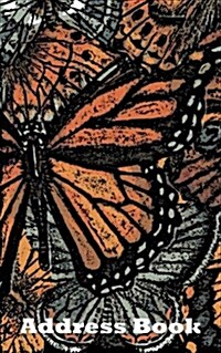 Address Book: Brown Batik Butterflies (Paperback)