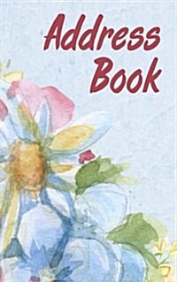 Address Book: Pastel Watercolor Flowers (Paperback)
