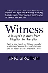 Witness: A Lawyers Journey from Litigation to Liberation, with a Little Help from Nelson Mandela, Archbishop Desmond Tutu, the (Paperback)