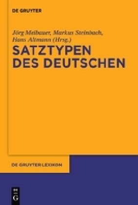 Satztypen Des Deutschen (Paperback)