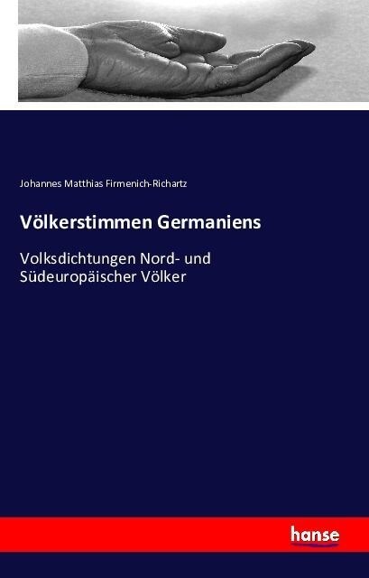 V?kerstimmen Germaniens: Volksdichtungen Nord- und S?europ?scher V?ker (Paperback)
