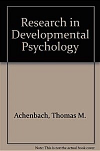 Research in Developmental Psychology (Hardcover)