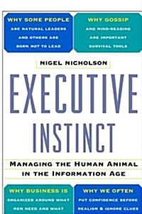 [중고] Executive Instinct (Hardcover, 1st)