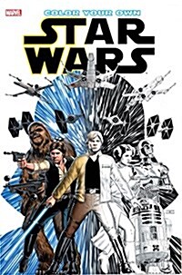 [중고] Color Your Own Star Wars (Paperback)