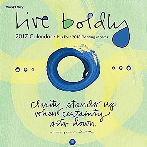 Live Boldly 2017 Calendar (Calendar, Mini)