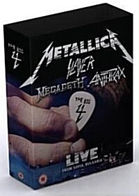 [수입] Metallica & Slayer & Megadeth & Anthrax - The Big Four: Live From Sonisphere : 한정판 (2DVD + 5CD)(Limited Super Deluxe Boxset)