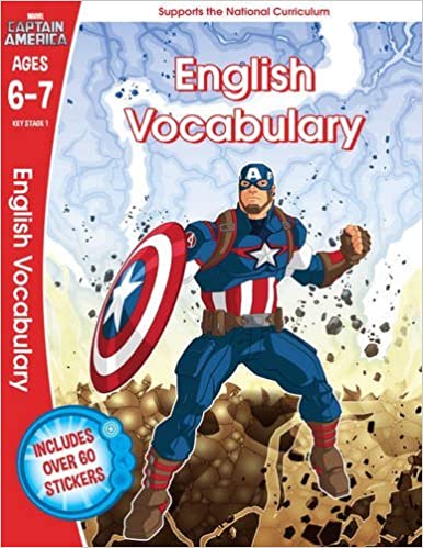 Marvel Learning : Captain America - English Vocabulary, Ages 6-7 (Paperback)