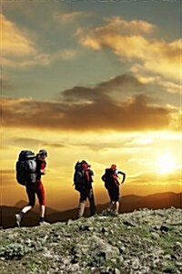 Hiking, Hikers on a Ridge: Blank 150 Page Lined Journal for Your Thoughts, Ideas, and Inspiration (Paperback)