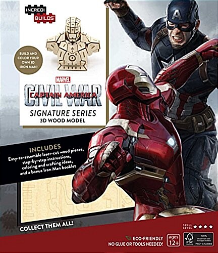 INCREDIBUILDS: MARVELS CAPTAIN AMERICA: CIVIL WAR: IRON MAN SIGNATURE SERIES 3D (Book)