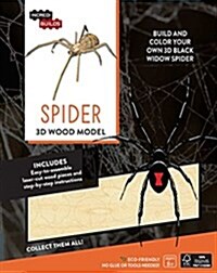 INCREDIBUILDS: SPIDER 3D WOOD MODEL (Book)