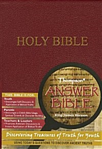 Thompson Answer Bible-KJV: Discovering Treasures of Truth for Youth (Imitation Leather)