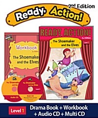Ready Action Level 1 : The Shoemaker and the Elves (Student Book with CDs + Workbook, 2nd Edition )