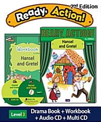 Ready Action Level 3 : Hansel and Gretel (Student Book with CDs + Workbook, 2nd Edition )