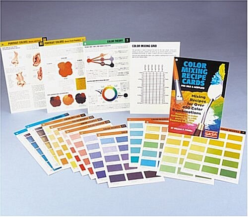 Color Mixing Recipe Cards for Oils & Acrylics (Paperback)