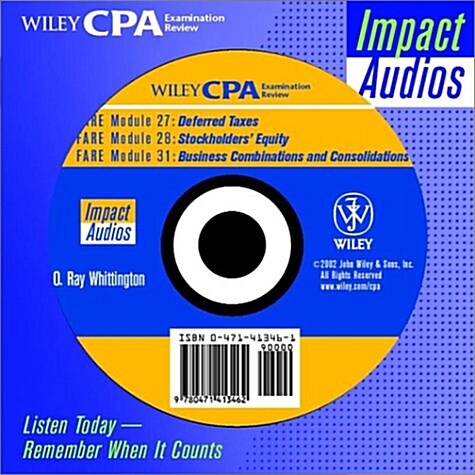 Wiley Cpa Examination Review Impact Audios (CD-ROM)