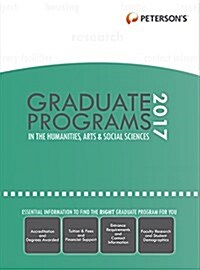 [중고] Graduate Programs in the Humanities, Arts & Social Sciences 2017 (Hardcover, 51)