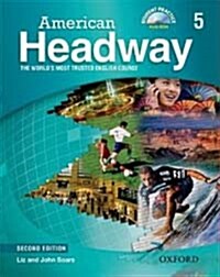[중고] American Headway: Level 5: Student Book with Student Practice MultiROM (Package, 2 Revised edition)