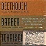 [수입] 베토벤 : 바이올린 소나타 9번 크로이처, 바버 : 첼로 소나타 & 차이코프스키 : 피아노 트리오